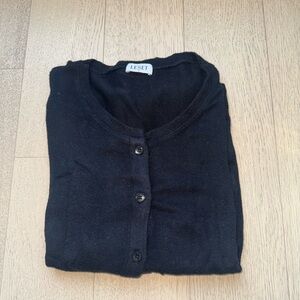 LESET Classic Black Cardigan